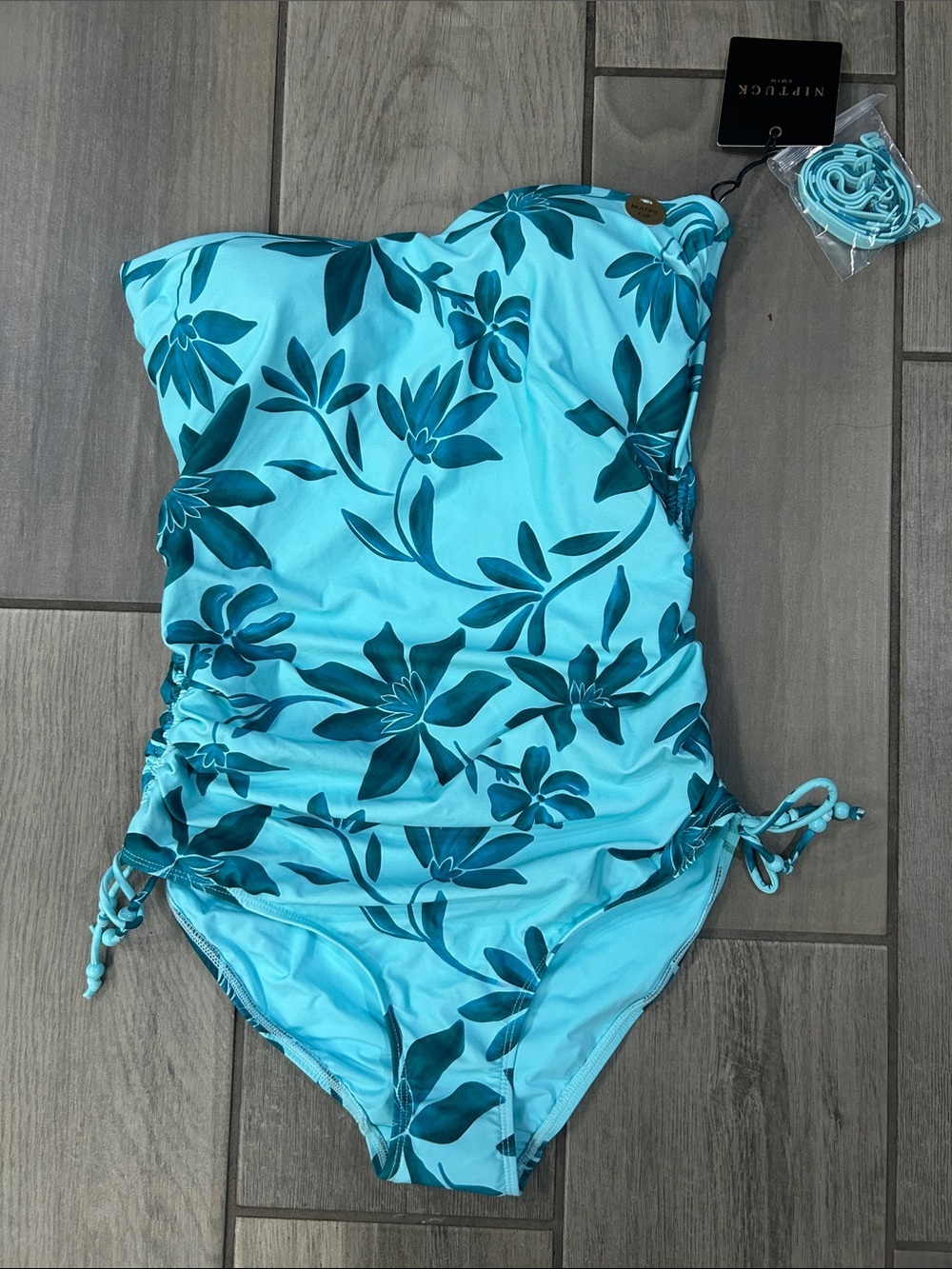NIPTUCK Colette Ruched Side One-piece Swimsuit